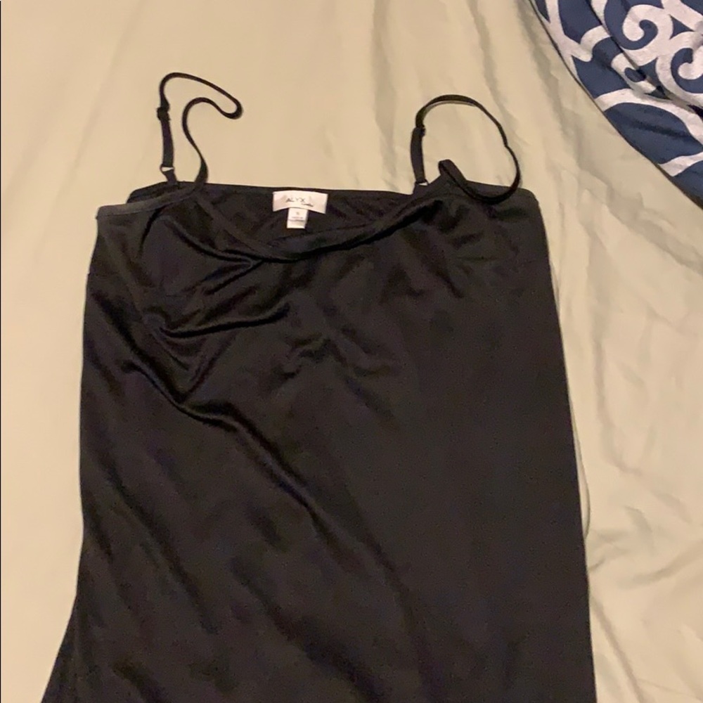 Black cami underdress